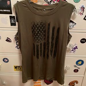 Muscle Tank- American Flag